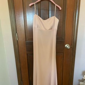 Vera Wang Pink Silk Dress